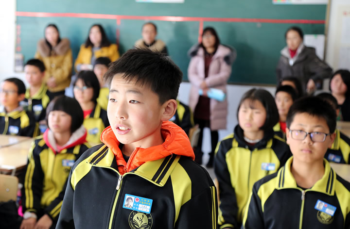 六道河中学主题班会采撷